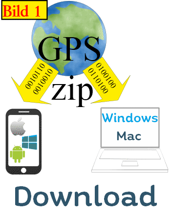 GPS Daten (Tracks Routen und POI) als GPX KML oder ITN sind bei den Ebooks oder Büchern inkl. Kostenlos dabei