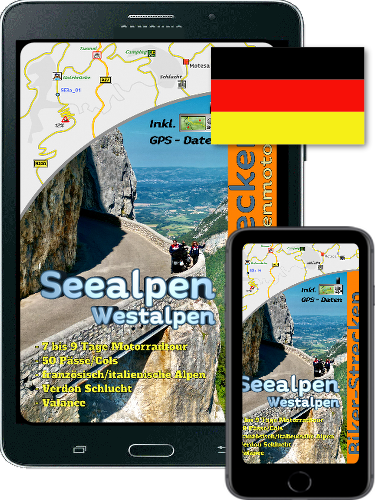 Reiseführer Seealpen / Westalpen als Ebook inkl. GPS Daten 