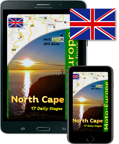 Order item: E-book "Motorcycle tour North Cape" with GPS data (GPX) for download