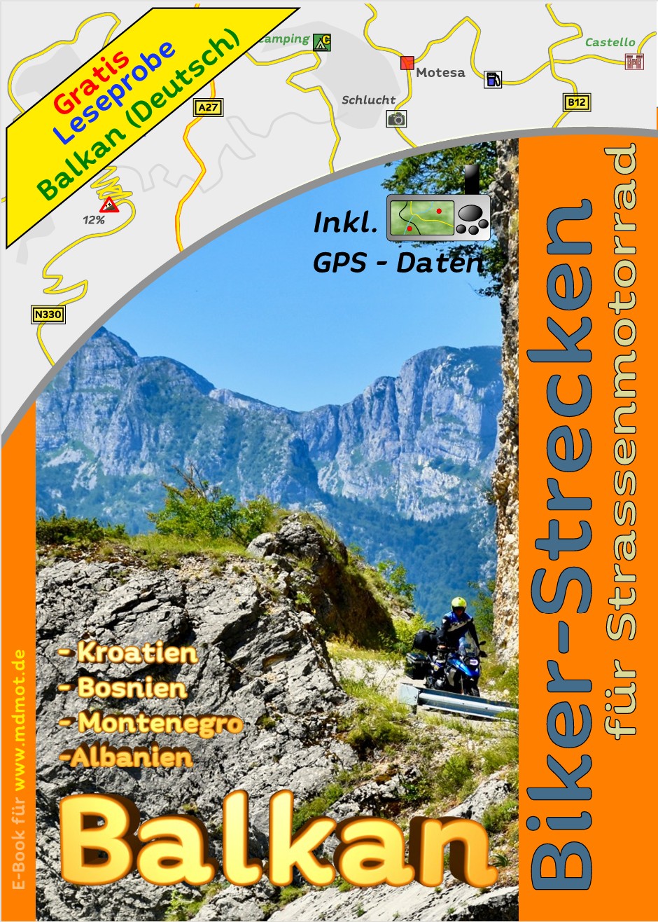 Gratis Leseprobe von Motorrad Reiseführer Balkan Gratis Leseprobe von Motorrad Reiseführer Balkan