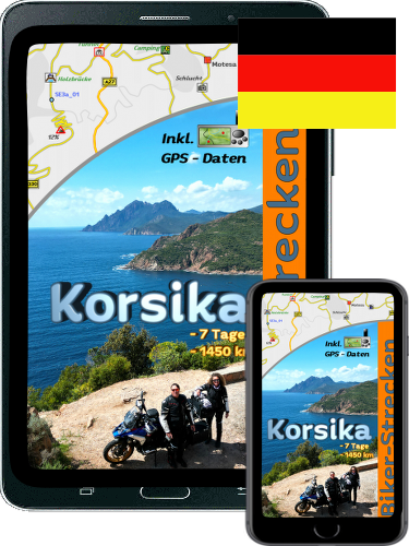 Motorradtour (Ebook) durch den Korsika  (Frankreich)