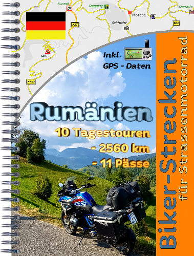 Motorradtour (Reiseführer als Papierbuch) durch die Rumänien