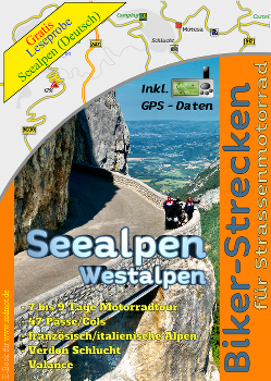 Gratis Leseprobe von Motorrad Reiseführer Seealpen / Westalpen Gratis Leseprobe von Motorrad Reiseführer Seealpen / Westalpen